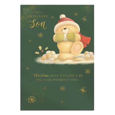 Son Forever Friends Christmas Card